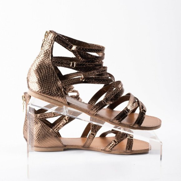 Yellow Box Womens Jacky Flat Gladiator Sandals S8 - Picture 7 of 8